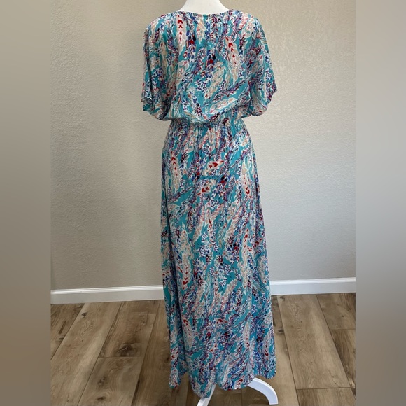 LIKE NEW 100% VISCOSE MAXI DRESS - Picture 6 of 7